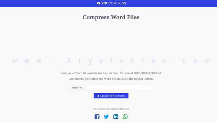نرم افزار کاهش حجم فایل ورد برای اندروید 3 نرم افزار کاهش حجم فایل ورد fileformat.com