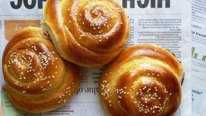 کلوچه حلزونی ترکمنی